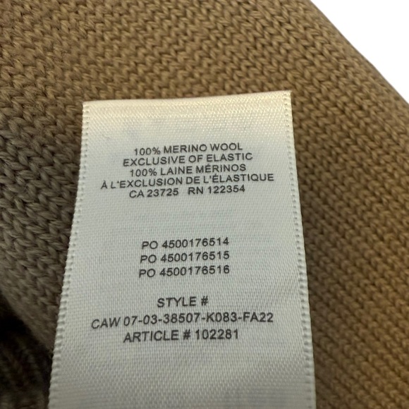 Aritzia | Wilfred Free | Treasures Turtleneck in Taupe Beige Size XS Merino Wool - Picture 8 of 10